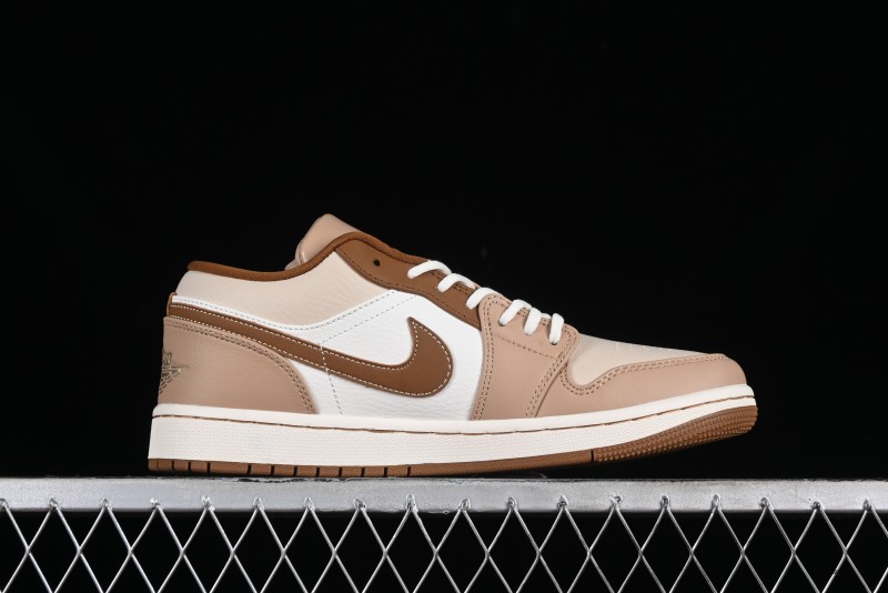 Nike Air Jordan 1 Low AJ1 Khaki Yellow Low-Top Casual Lifestyle Sneakers - HF5753-221