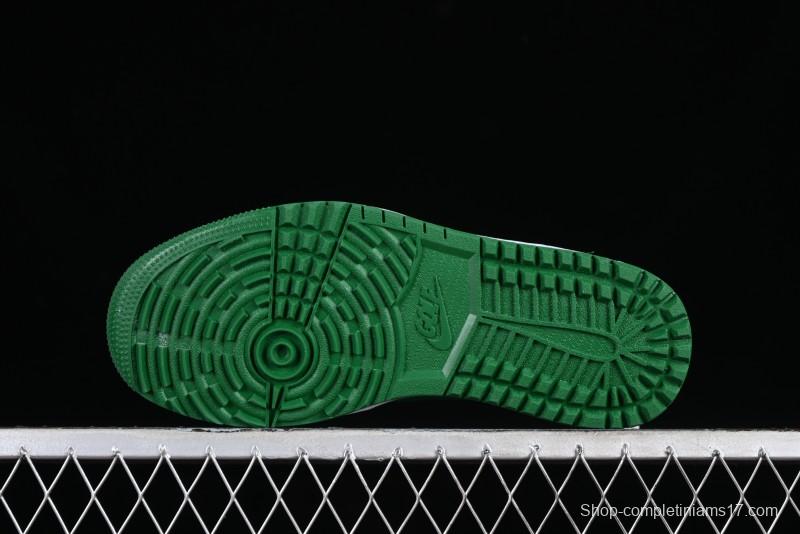 Nike Air Jordan 1 Low Golf Shoes Grey White Green - DD9315-112