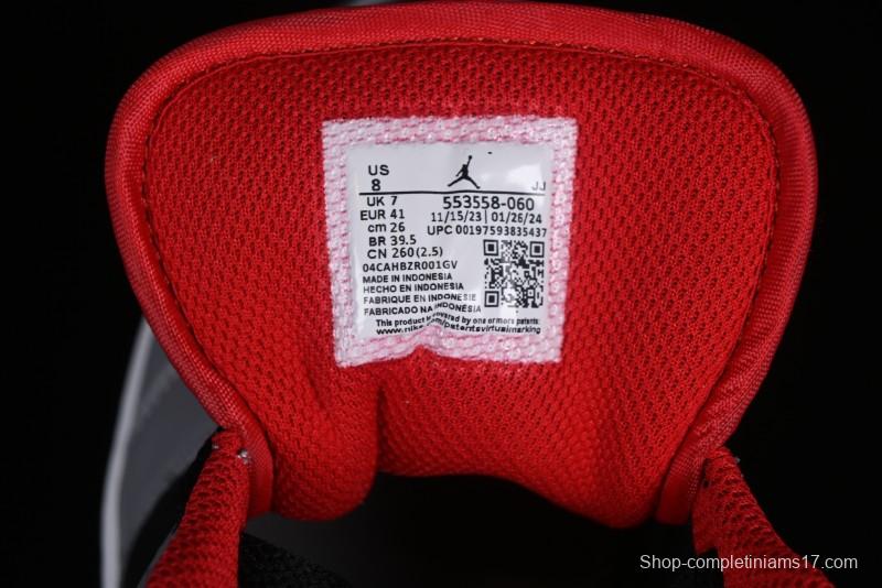 Nike Air Jordan 1 Low AJ1 Cement Grey Low-Top Casual Sneakers - 553558-060