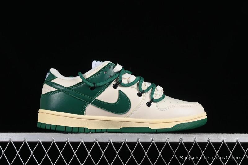 Nike Dunk Low Retro Deconstructed Style with Aged Labels SB Strap Low-Top Casual Sneakers - DD1503-112