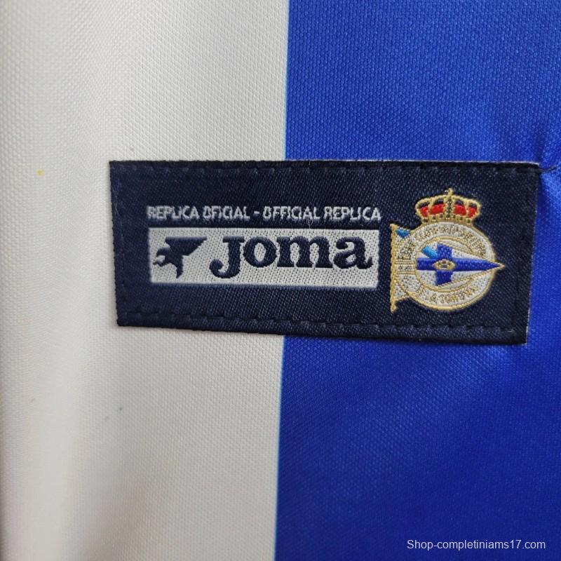 Retro 03/04 Retro Deportivo La Coruna Home Jersey