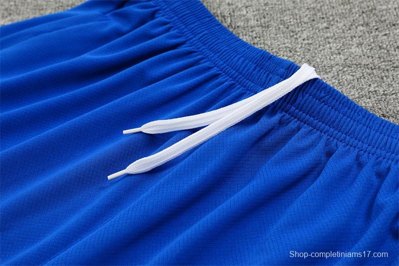 2024 South Korea Blue Short Sleeve Jersey+Shorts