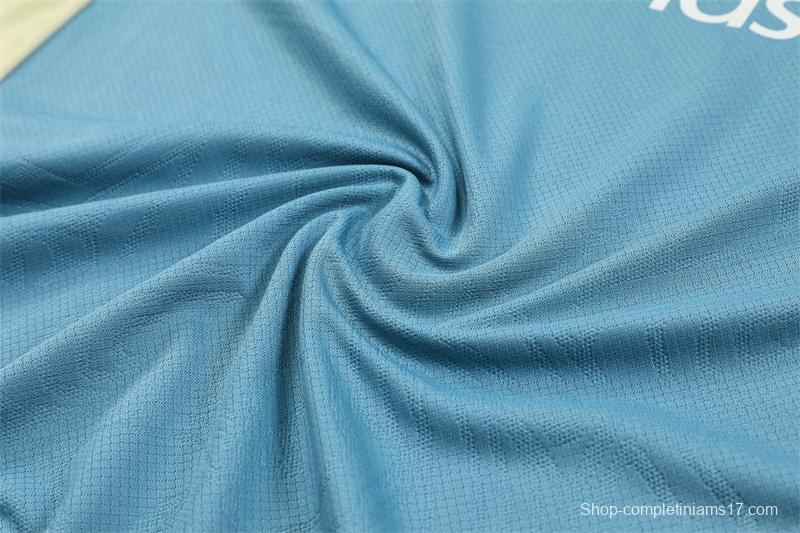 24/25 Olympique Marseille Blue Short Sleeve Jersey+Shorts