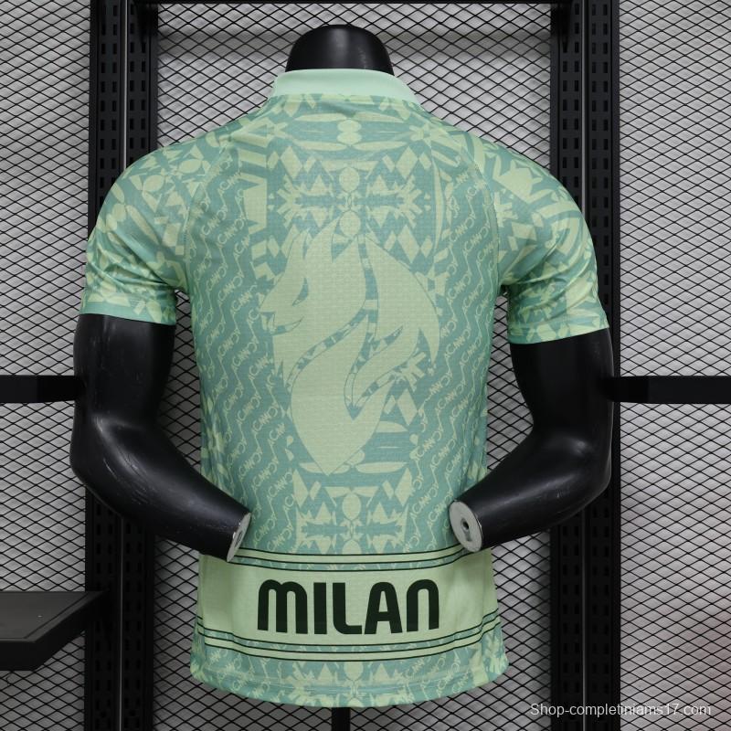 Player Version 24/25 AC Milan Green Special Jersey