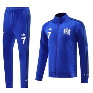 24/25 Manchester United Blue Full Zipper Jacket +Long Pants