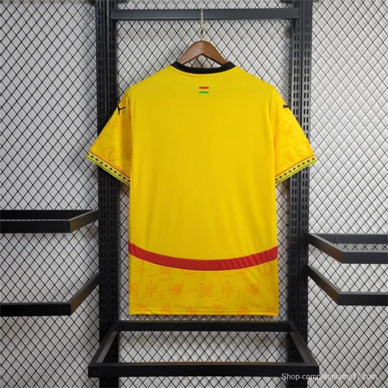 2024 Ghana Away Yellow Jersey