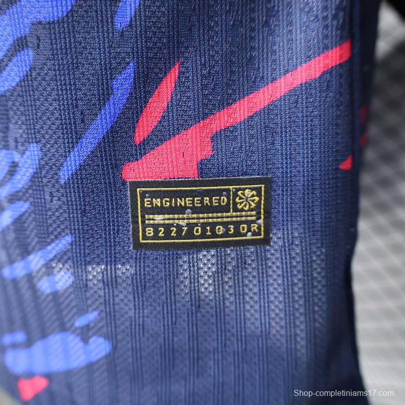 Player Version 25/26 FC Barcelona Navy Blue with Spotify Sponsor Jersey