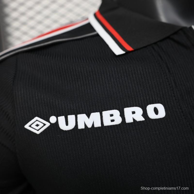 Player Version 98/99 Manchester United Third Black Jersey