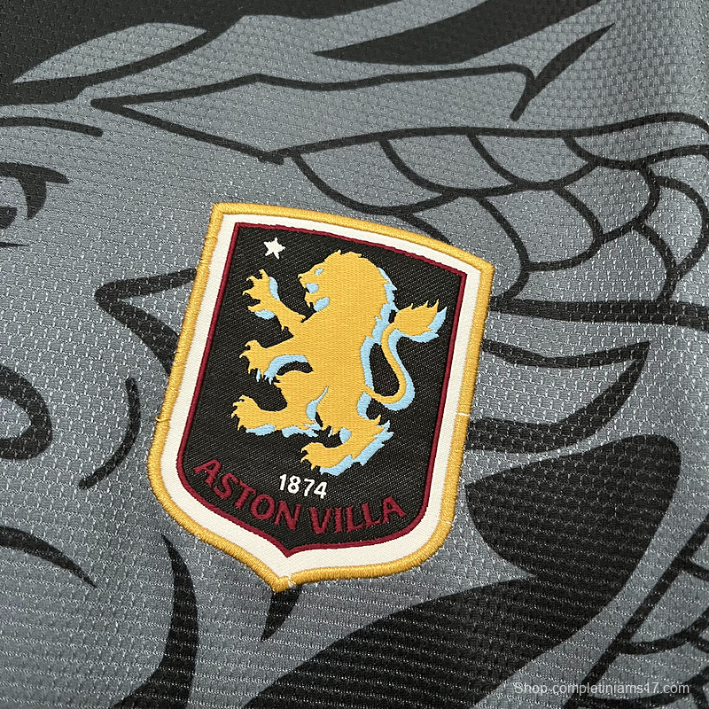 25/26 Aston Villa Black Jersey