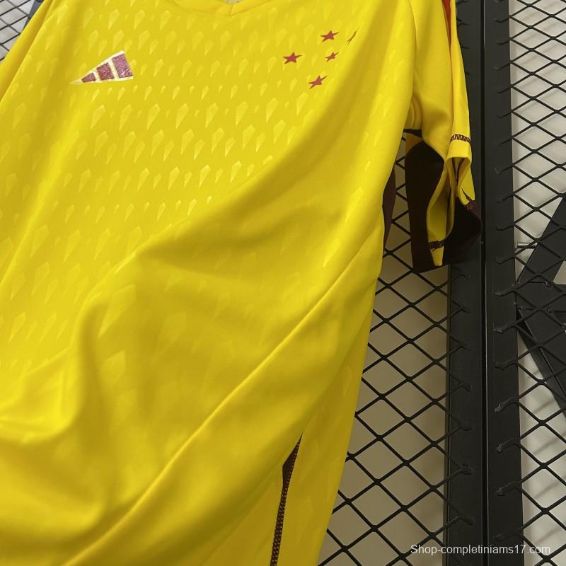 24/25 Cruzeiro Limited Edition Goalkeeper Yellow Jersey