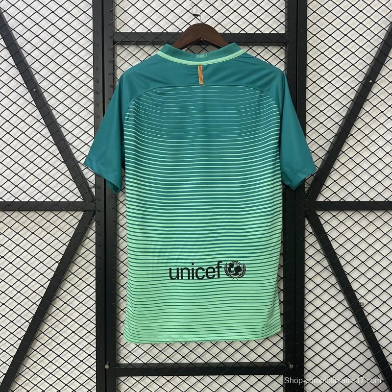 16/17 Retro Barcelona Third Jersey