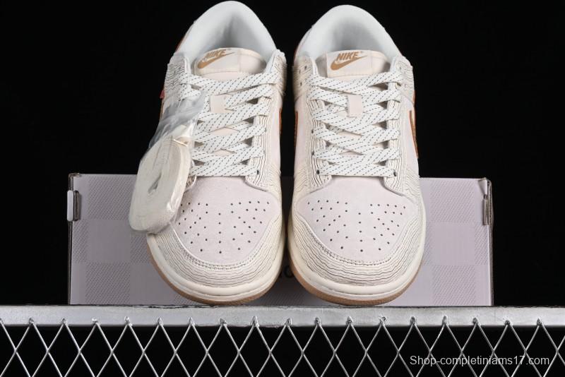 Supreme x Nike Dunk Low SB Skate Shoes with Zoom Air Cushion - XD6188-035