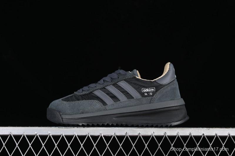 Adidas Originals SL 72 Retro Running Shoes with Nylon Upper and Rubber Outsole - IH5569