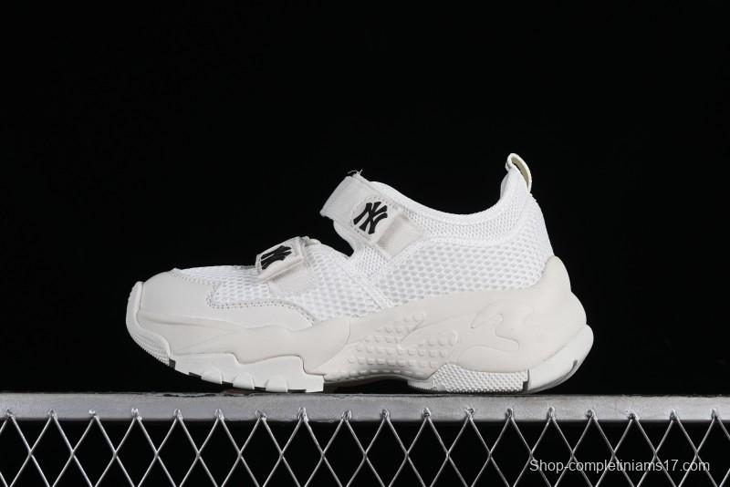 New York Yankees MLB Bigball Chunky Mask Jane Thick Platform Casual Sandals - 3ASDBCM4350IVS