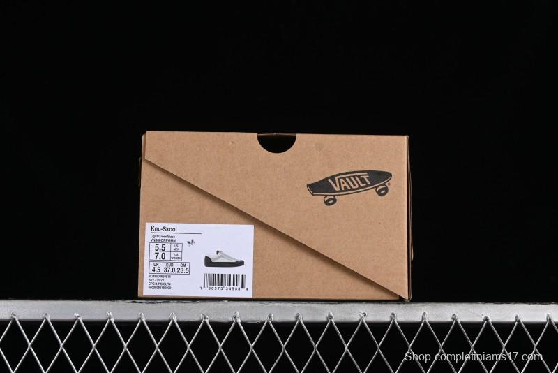 Vans Old Skool Reissue 136 Retro Casual Vulcanized Sneakers in Gray Blue White - VN000CRPGRN