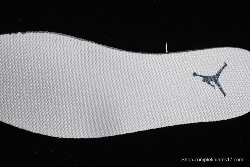 Nike Air Jordan 1 Low LV Collaboration - White with Blue Swoosh Custom Casual Sneakers - WG8850-005