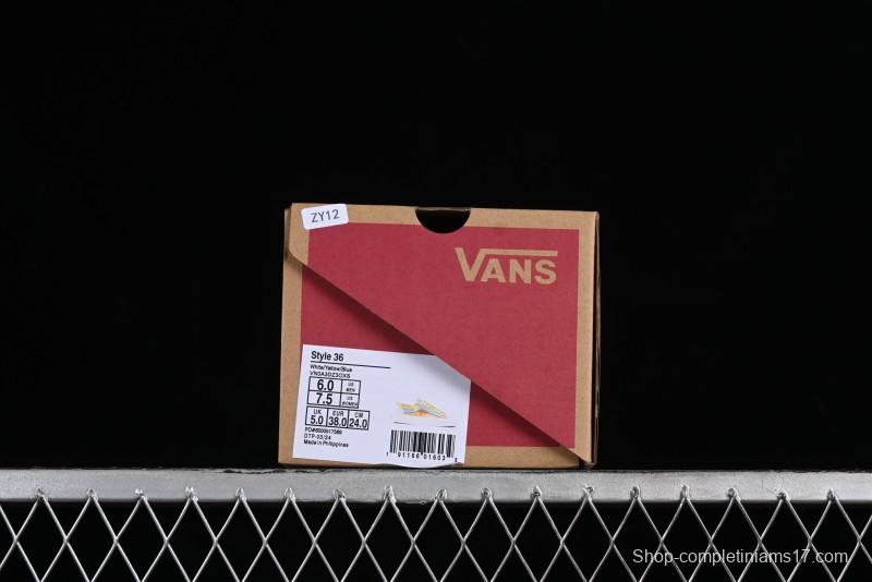Vans Style 36 Low-Top Casual Sneakers in Cheese & Sea Salt Colorway - VN0A3DZ3OXS