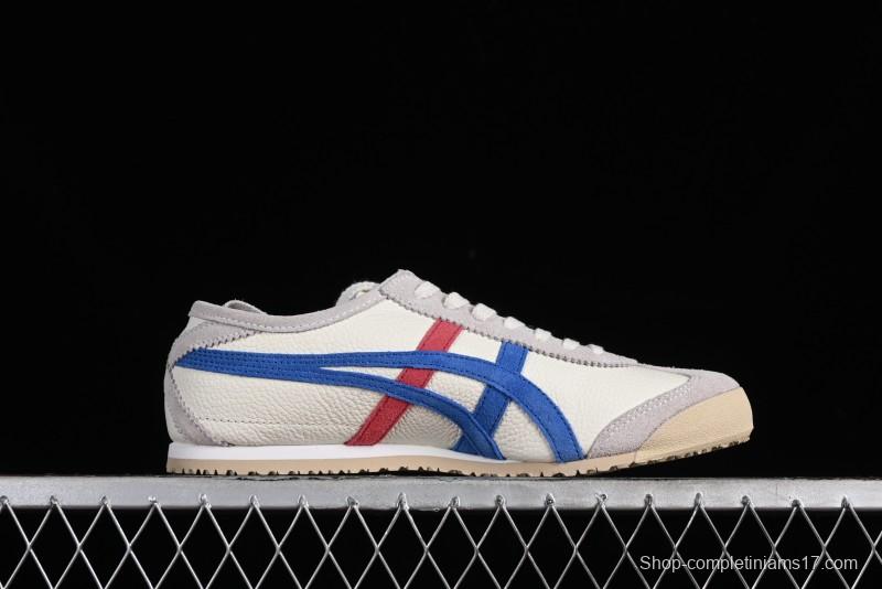 Onitsuka Tiger Mexico 66 Low-Top Leather Sneakers with Classic Design - 1183B391-100