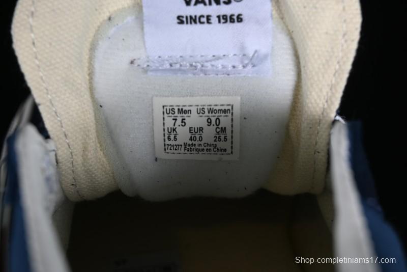 Vans Sk8-Mid Navy Blue Mid-Top Retro Classic Casual Canvas Shoes - VN0A391F5TU