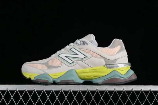 New Balance Joe Freshgoods x New Balance 9060 Retro Casual Running Sneakers with ABZORB Cushioning - U9060GCB