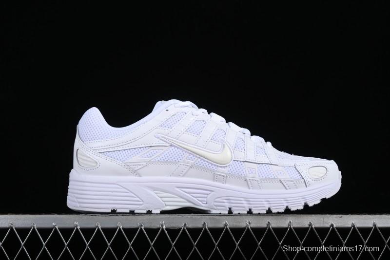 Nike P-6000 PRM Retro Casual Sneakers with Lightweight Design - BV1021-102