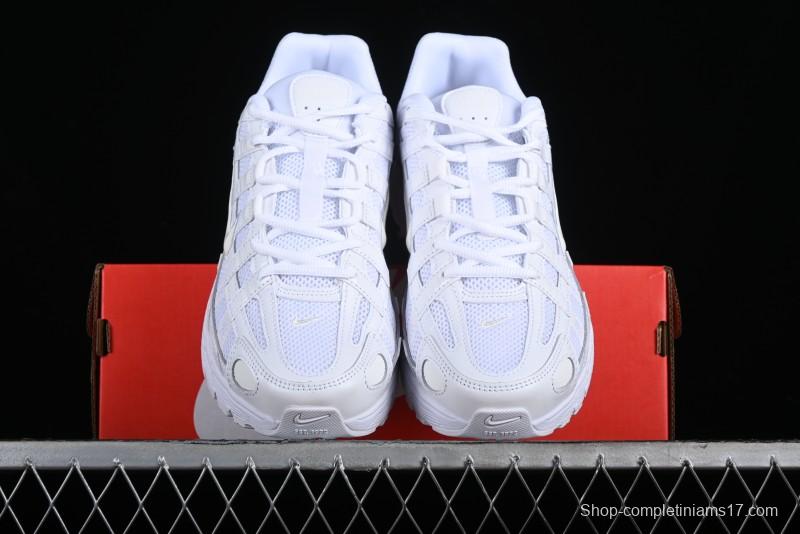 Nike P-6000 PRM Retro Casual Sneakers with Lightweight Design - BV1021-102