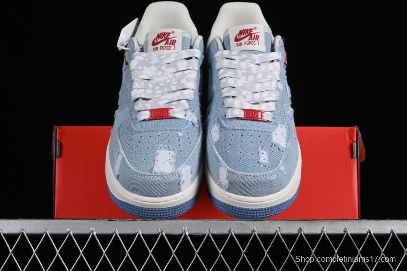 Levi's x Nike Air Force 1 '07 Low Denim Casual Sneakers - CH2211-168