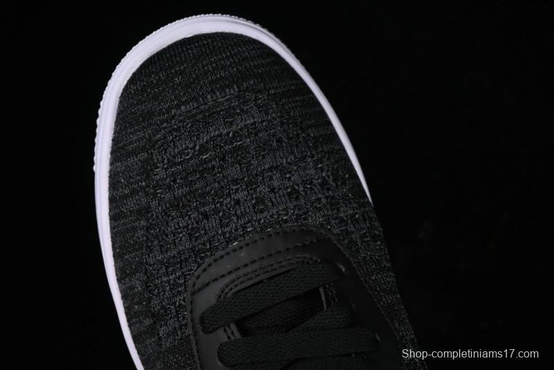 Nike Air Force 1 '07 Low 2.0 Black Flyknit Casual Sneakers - CI0051-300