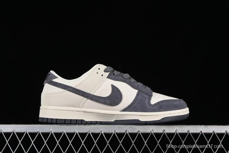 Nike SB Dunk Low Lightning Collaboration - Off White Navy Blue Small Blue Swoosh Anniversary High-End Custom Low-Top Casual Sneakers - XD1688-032
