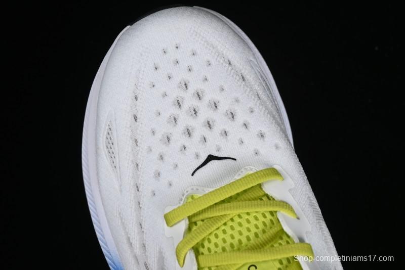 HOKA ONE ONE Clifton 9 Lightweight Knit Mesh Running Shoes with Enhanced Cushioning - 1127895 BVR