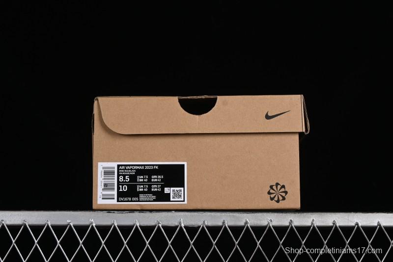 Nike Vapormax 2023 Flyknit Breathable Casual Running Shoes with Full-Length Air Cushion - DV1678-005