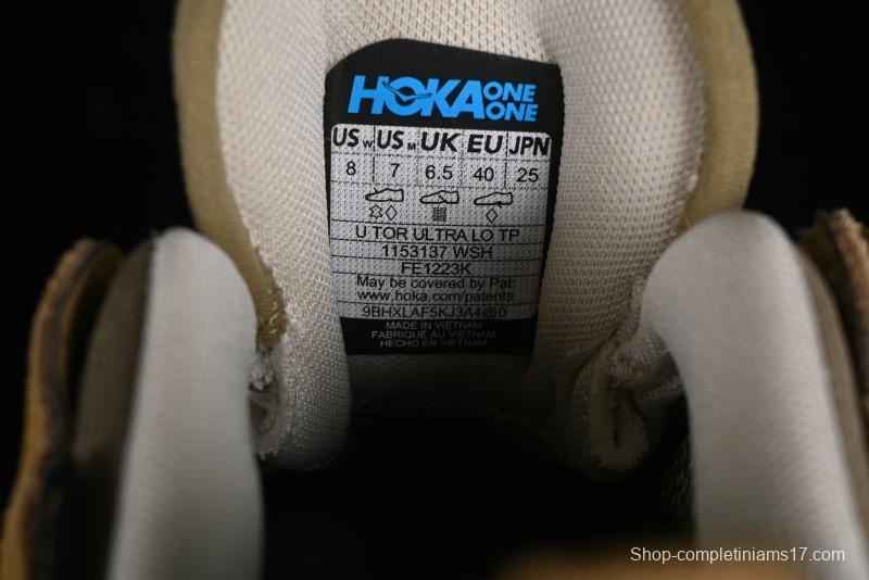 HOKA ONE ONE Tor Ultra Low Round Toe Cushioned Durable Low-Cut Hiking Shoes - 1153137 WSH