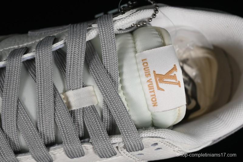 Nike SB Dunk Low LV Collaboration - Beige Grey Lamborghini Anniversary Custom Low-Top Casual Sneakers - FC1688-191