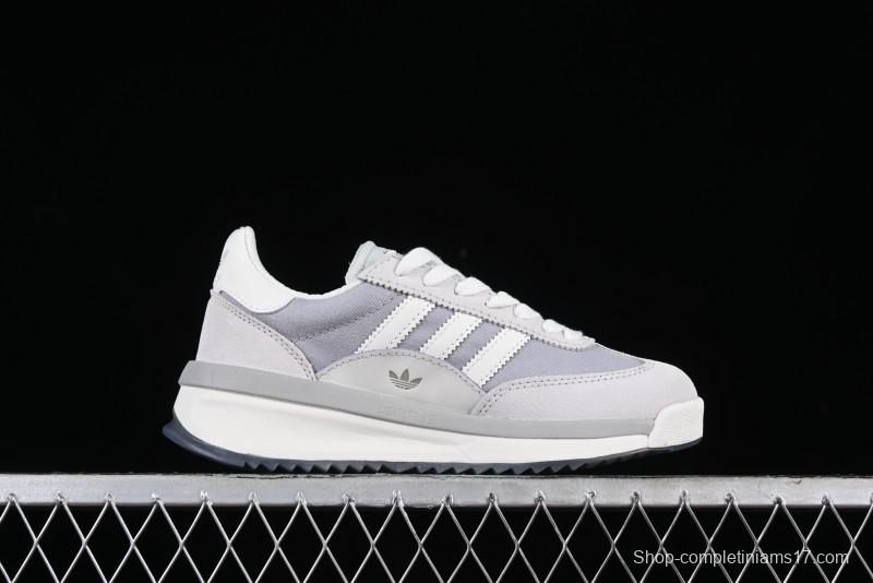 Adidas Originals SL 72 Retro Running Shoes with Nylon Upper and Rubber Outsole - JI2505