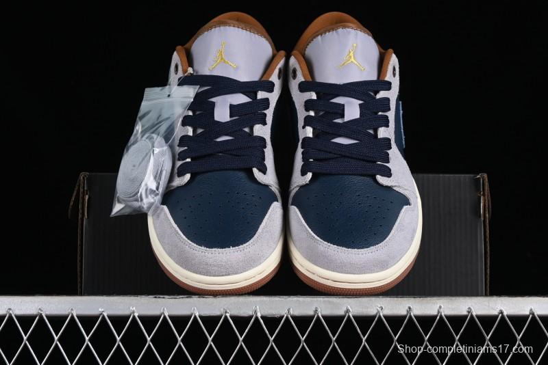 Nike Air Jordan 1 Low AJ1 Customized Low-Top Casual Sneakers - FZ5042-041