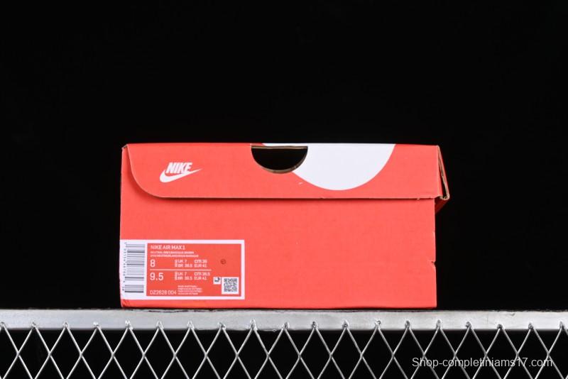 Nike Air Max 1 Retro Running Shoes with Half-Sole Air Cushion - DZ2628-004