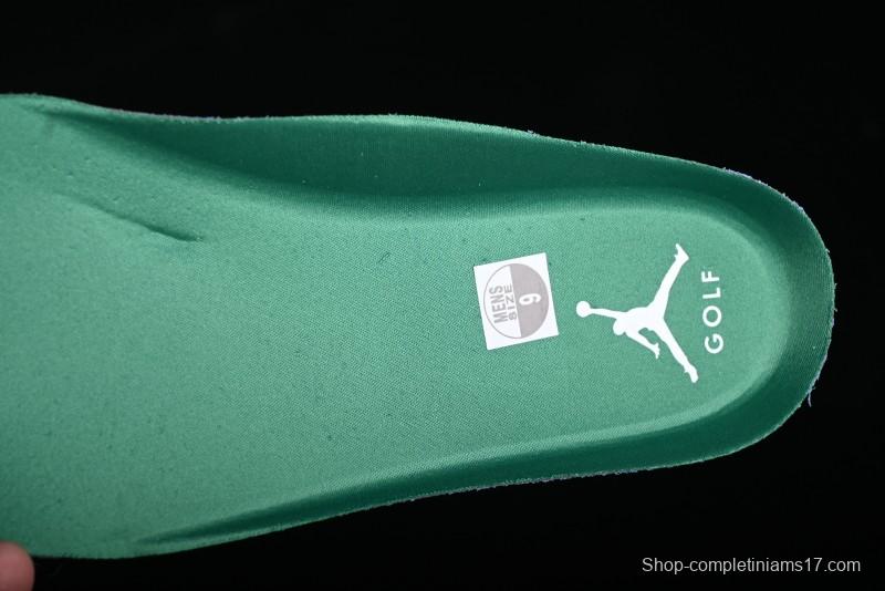 Nike Air Jordan 1 Low Golf Shoes Retro Grey White Green - DD9315-112