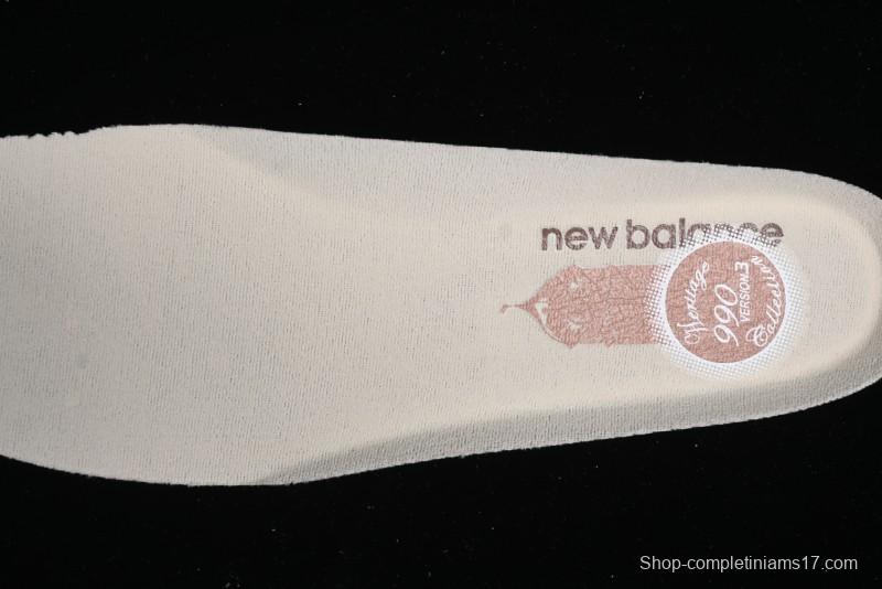 New Balance Made In USA M990 Series High-End Classic Retro Running Shoes with Carbon Fiber Midsole - M990SZ3