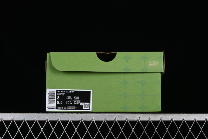 Nike Air Max 1 Retro Running Shoes with Half-Sole Air Cushion - HF3713-001