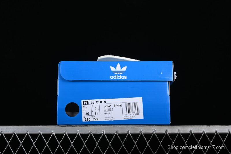 Adidas Originals SL 72 Retro Running Shoes with Ecotex Tongue and EVA Midsole - IH7988