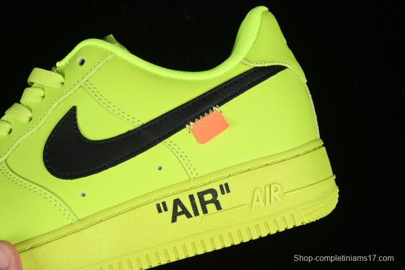 Nike Air Force 1 '07 Low Top Casual Sneakers in Firefly Green - FA2407-301