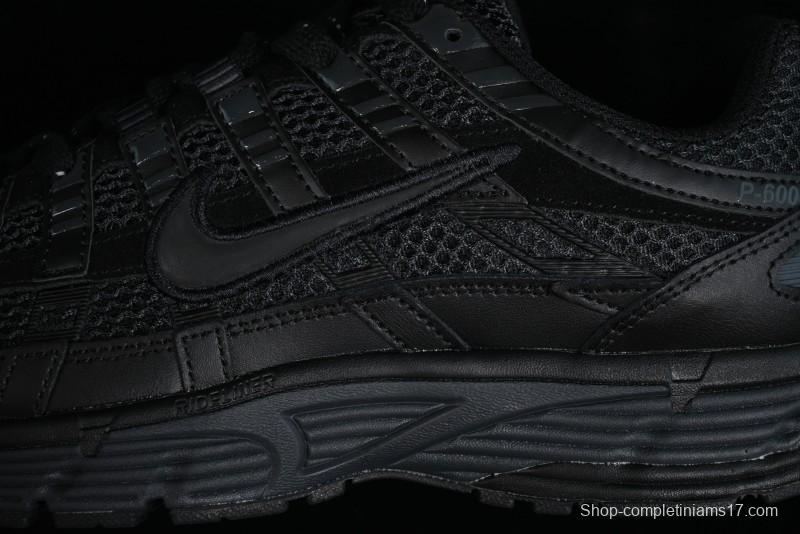 Nike P-6000 PRM Retro Casual Sneakers with Vintage Running Shoe Design - FQ8732-010