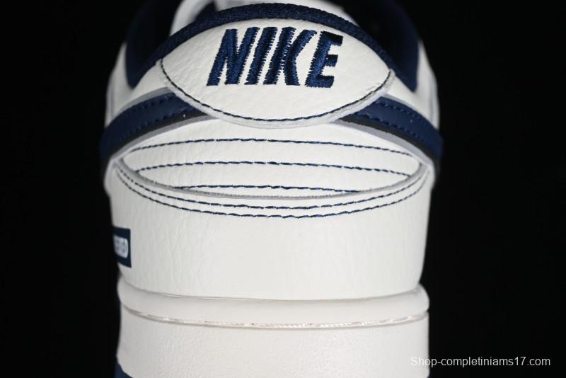 Nike SB Dunk Low UN Collaboration - Light Blue Swoosh Anniversary Custom Low-Top Casual Skate Shoes - FC1688-138