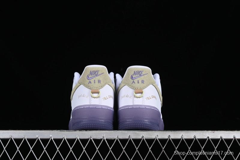 Nike Air Force 1 '07 Low Casual Sneakers with Full-Length Air Cushion - HF5719-139