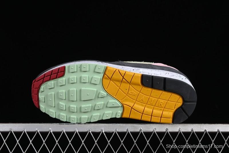 Nike Air Max 1 Retro Running Shoes with Half-Sole Air Cushion - FZ4133-640