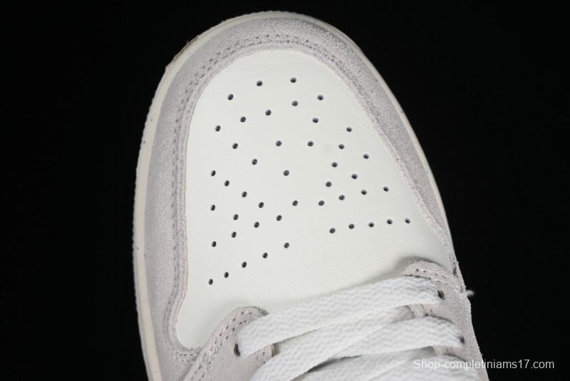 Nike Air Jordan 1 Low Retro Casual Sneakers in Grey Tan - HF1567-200