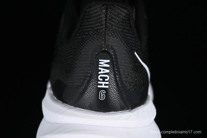 HOKA ONE ONE MACH 6 Flagship Racing Shoes with Carbon Plate Technology and Asymmetric Design - 1147790 BWHT