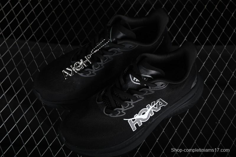 HOKA ONE ONE MACH 6 Flagship Racing Shoes with Carbon Plate Technology and Asymmetric Design - 114791 BLACK