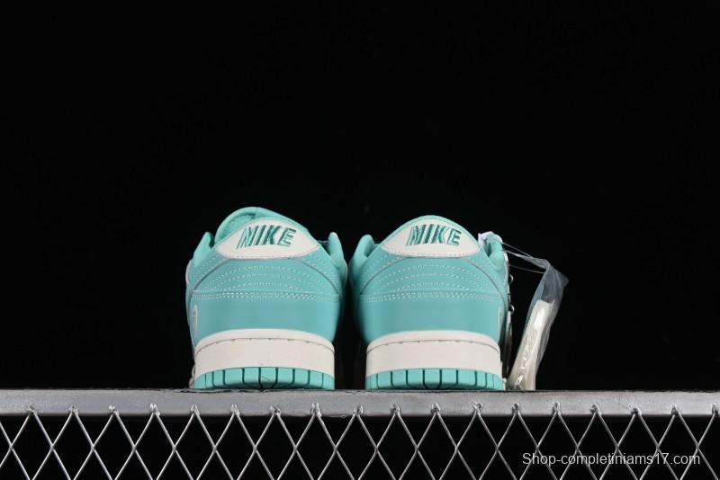 Nike SB Dunk Low BAPE Collaboration - Beige Grey Indigo Anniversary Custom Low-Top Casual Skate Shoes - BB8969-003