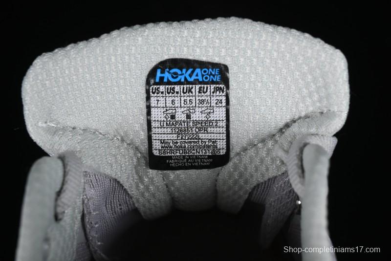 Hoka Mafate Speed 2 Lightweight Trail Running Shoes with Fresh Foam Midsole and Vibram Outsole - 1126851 OPR